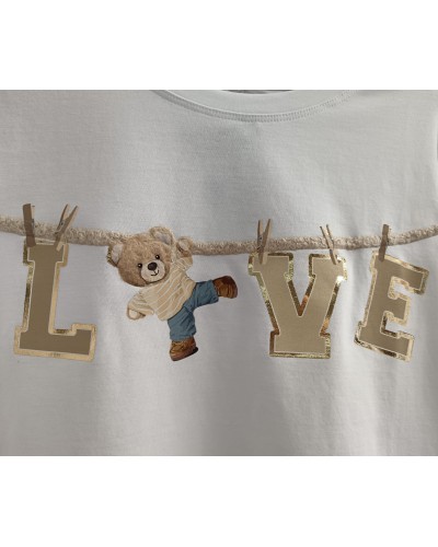 CAMISETA TEDDY LOVE