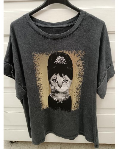 CAMISETA CAT DIVA