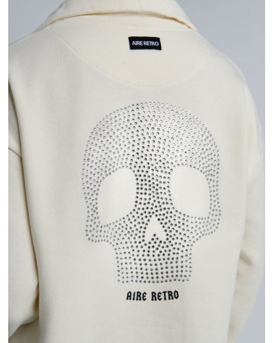 SUDADERA "CALAVERA" CRISTAL AIRE RETRO