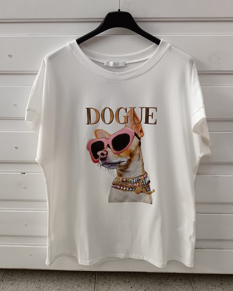 Camiseta "Dogue" Chiguagua – Estilo y Humor Canino | Pensandoenti Shop