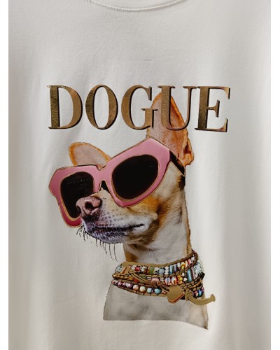 Camiseta "Dogue" Chiguagua – Estilo y Humor Canino | Pensandoenti Shop