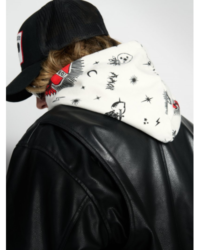 SUDADERA HOODIE "CORAZONES" AIRE RETRO