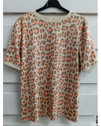 CAMISETA FLÚOR ANIMAL PRINT