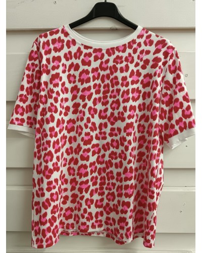 CAMISETA FLÚOR ANIMAL PRINT