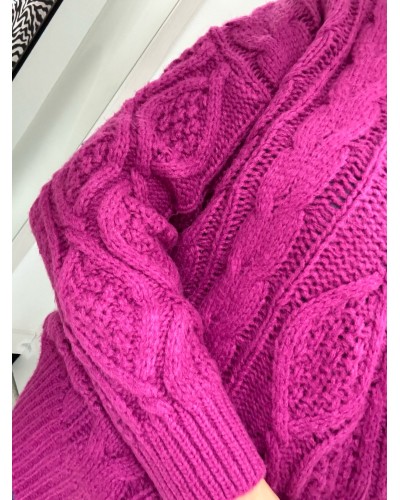 Jersey Trenzado Malva – Suavidad y Estilo en Punto | Pensando en Ti