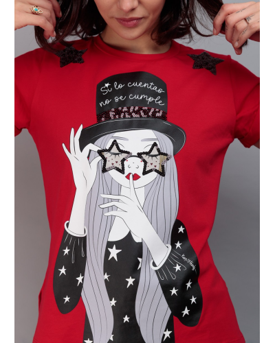 CAMISETA CHISTERA KEEP AND TRENDY