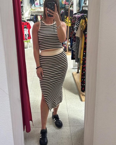 FALDA NAVY