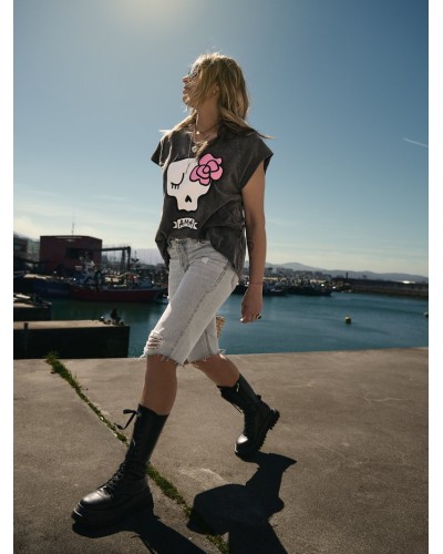 camiseta algodón 100% mujer