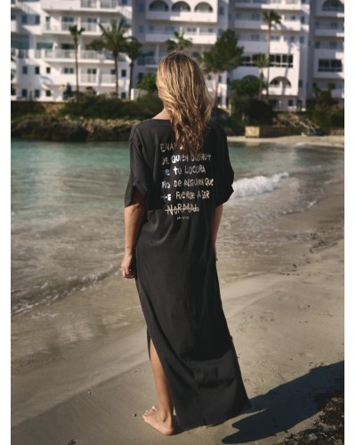 Camiseta Chica "Ama" Fade Out – Aire Retro | Estilo Vintage Oversize en Algodón Suave