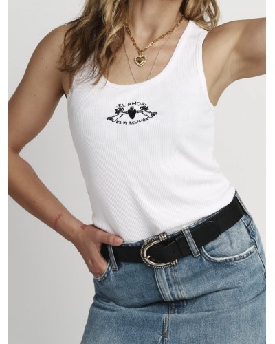 Camiseta básica tirantes "religión" Aire Retro | Pensando en ti