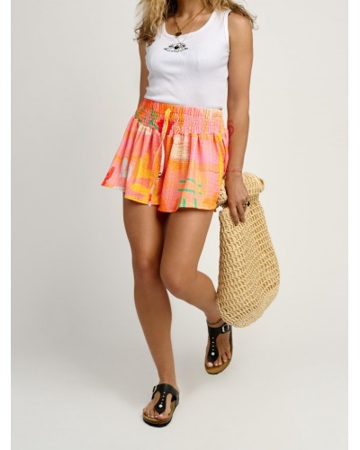 Short "posible" Aire Retro |Pensado en ti | Falda pantalón colorido y fresquito para el verano | P
