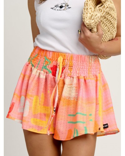 Short "posible" Aire Retro |Pensado en ti | Falda pantalón colorido y fresquito para el verano | P