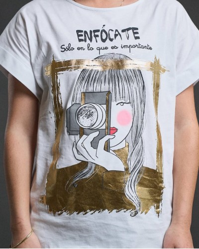 Camiseta "Focus" de Anabel Lee| Pensando en Ti | Mensaje Inspirador y Estilo Único