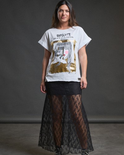 Camiseta "Focus" de Anabel Lee| Pensando en Ti | Mensaje Inspirador y Estilo Único