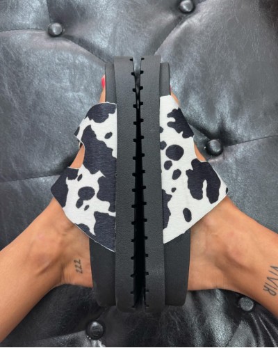 PALAS COW CON HEBILLAS PLATEADAS