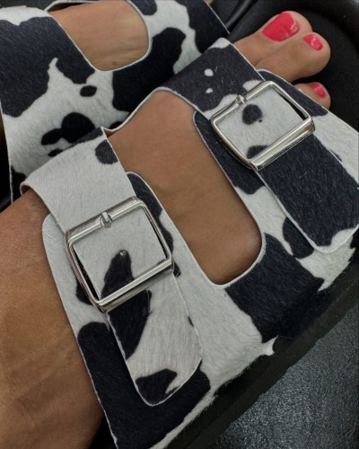 PALAS COW CON HEBILLAS PLATEADAS