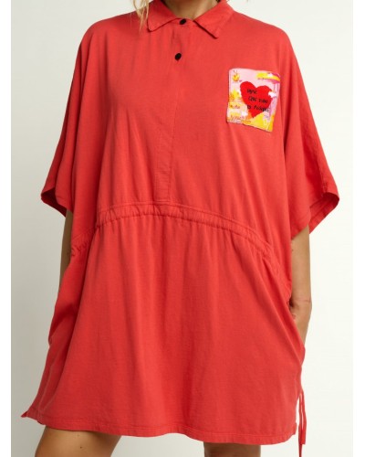 Vestido “Todo es Posible” Teja – Aire Retro | Talla XS/S, S/M y M/L| Pensando en Ti Shop