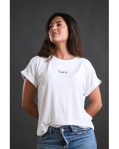 Camiseta básica blanca Anabel Lee en Pensando en ti shop - Avilés