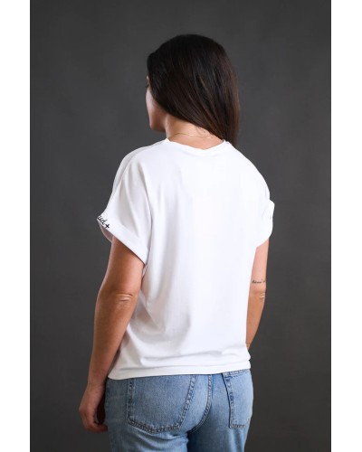 Camiseta básica blanca Anabel Lee en Pensando en ti shop - Avilés