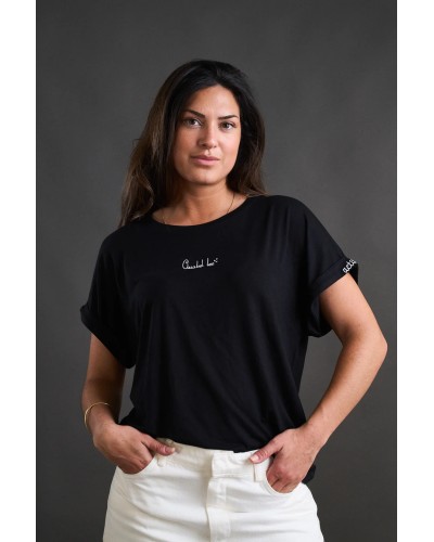 CAMISETA BÁSICA NEGRA ANABEL LEE
