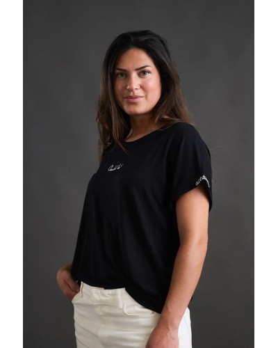 CAMISETA BÁSICA NEGRA ANABEL LEE