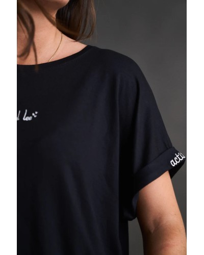 CAMISETA BÁSICA NEGRA ANABEL LEE