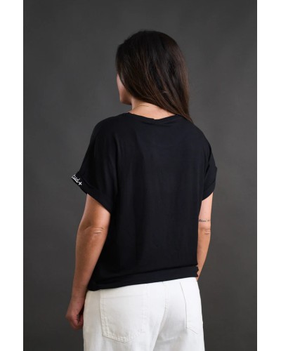CAMISETA BÁSICA NEGRA ANABEL LEE