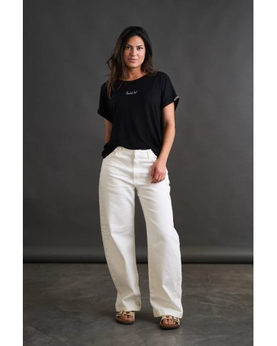 CAMISETA BÁSICA NEGRA ANABEL LEE