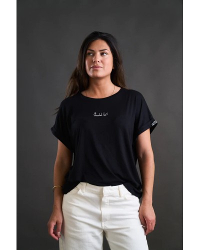 CAMISETA BÁSICA NEGRA ANABEL LEE