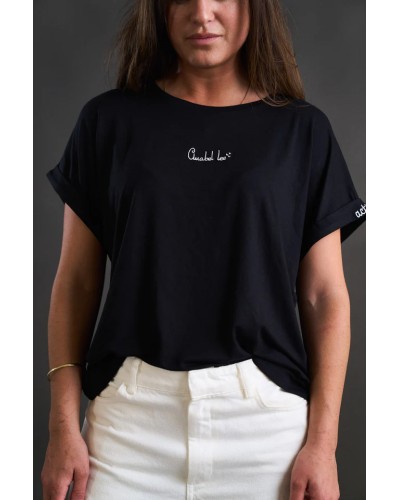 CAMISETA BÁSICA NEGRA ANABEL LEE