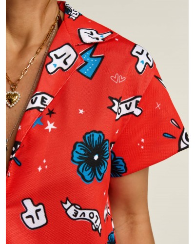 CAMISA CHICA "RITA" AIRE RETRO