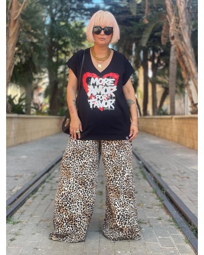 CAMISETA MORE AMOUR NEGRA NOC THE BRAND