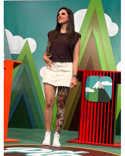 Falda Pantalón Blanca | Elegante y Versátil – Pensando en Ti Shop