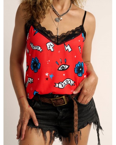 Camiseta Lencera Rita XS | Aire Retro - Pensando en Ti