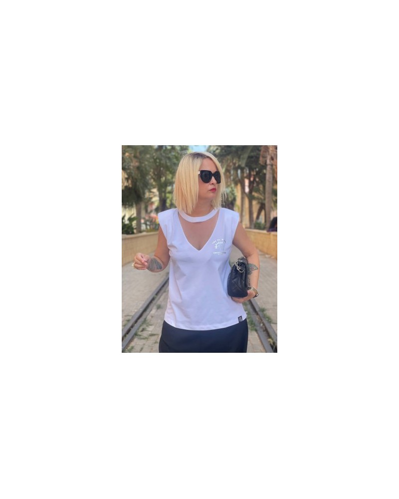 CAMI SKULL BASIC BLANCA NOC THE BRAND