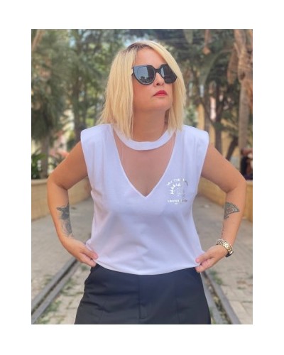 CAMI SKULL BASIC BLANCA NOC THE BRAND