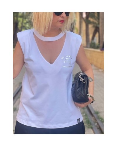 CAMI SKULL BASIC BLANCA NOC THE BRAND