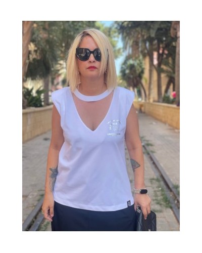 CAMI SKULL BASIC BLANCA NOC THE BRAND
