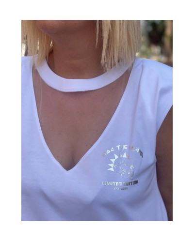 CAMI SKULL BASIC BLANCA NOC THE BRAND