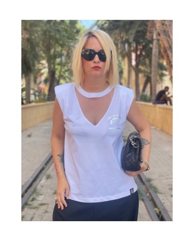 CAMI SKULL BASIC BLANCA NOC THE BRAND