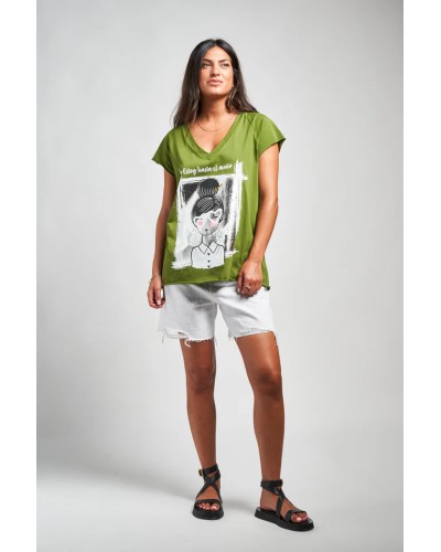 CAMISETA MOÑO ANABEL LEE