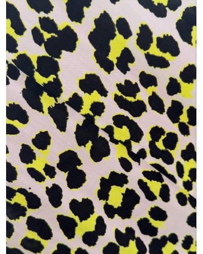 MONO FLÚOR ANIMAL PRINT AMARILLO