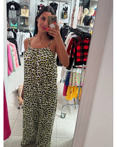 MONO FLÚOR ANIMAL PRINT AMARILLO