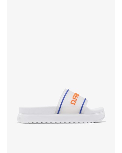 SANDALIA DANA SLIDE SUMMER CLUB WHITE D.FRANKLIN