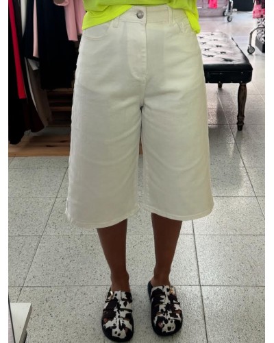 BERMUDA JORT DENIM WHITE
