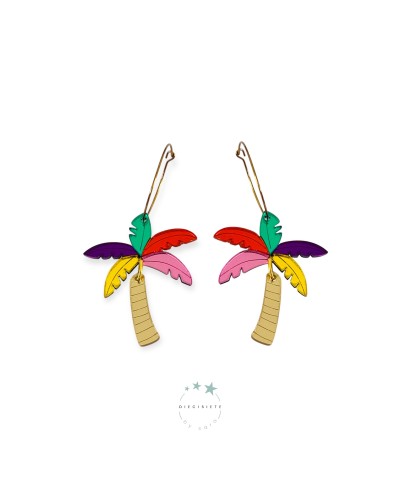 PENDIENTES ARO PALMERA 17 BY SARA