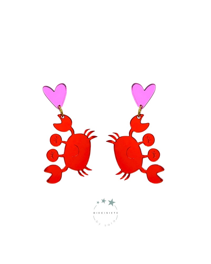 PENDIENTES CANGREJO LOLO 17 BY SARA