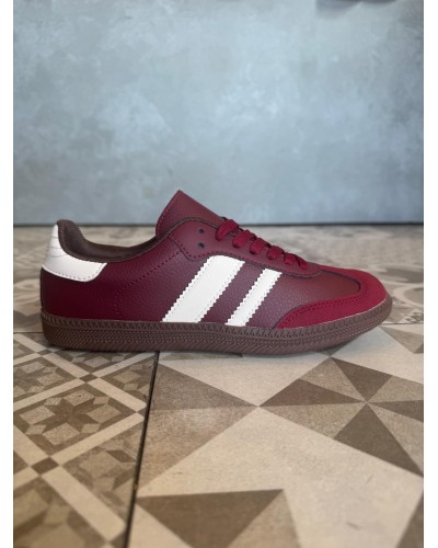 ZAPATILLAS INSPIRACIÓN SAMBA GRANATE/ BLANCA