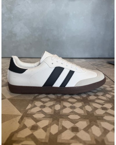 ZAPATILLAS INSPIRACIÓN SAMBA BLANCA/NEGRA