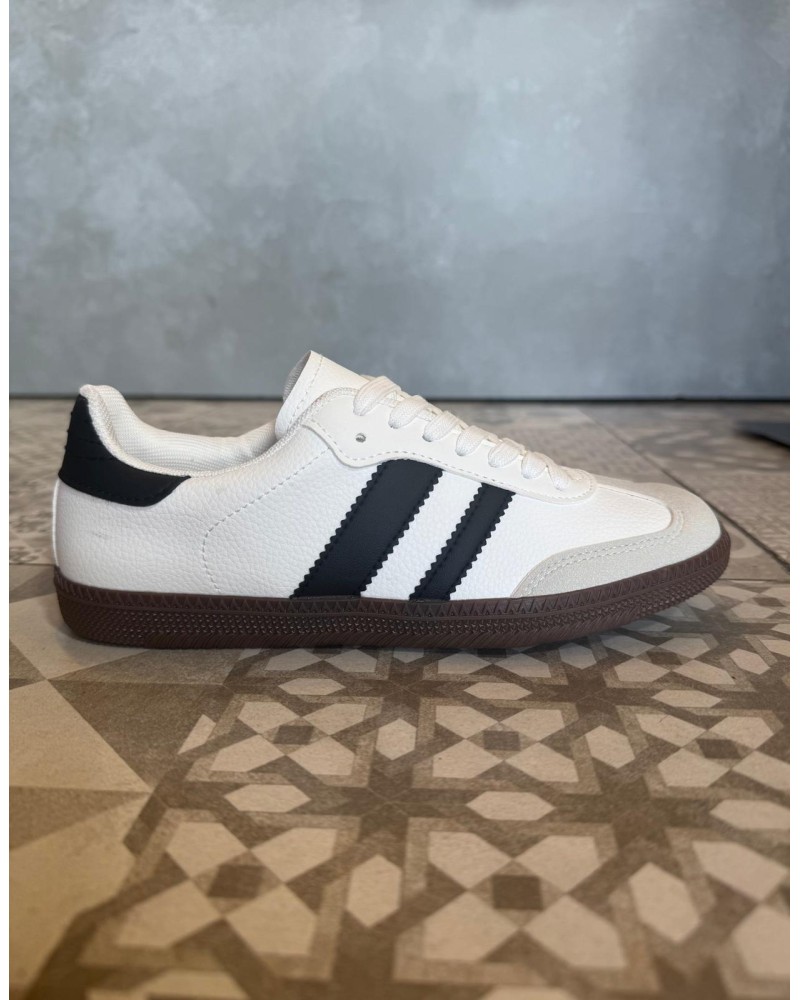 ZAPATILLAS INSPIRACIÓN SAMBA BLANCA/NEGRA